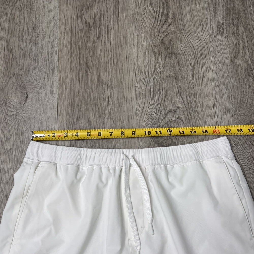 B Draddy Sport Mesh Lined Shorts Mens Size Xtra Large Inseam 6" White - Picture 7 of 14